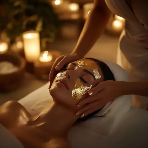 Rituel visage prestige "feuilles d’or & caviar"